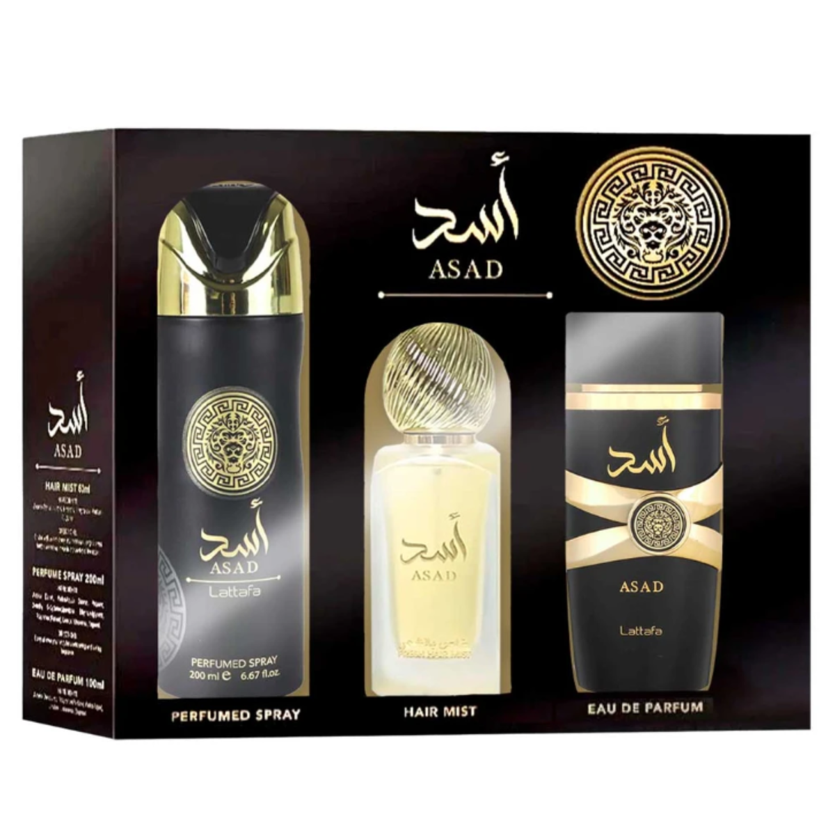 Lattafa ASAD 3 pzas