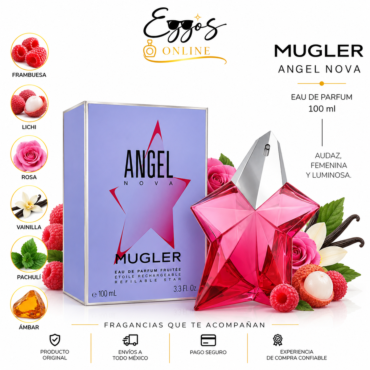Mugler Angel Nova EDP Refillable 100 ml