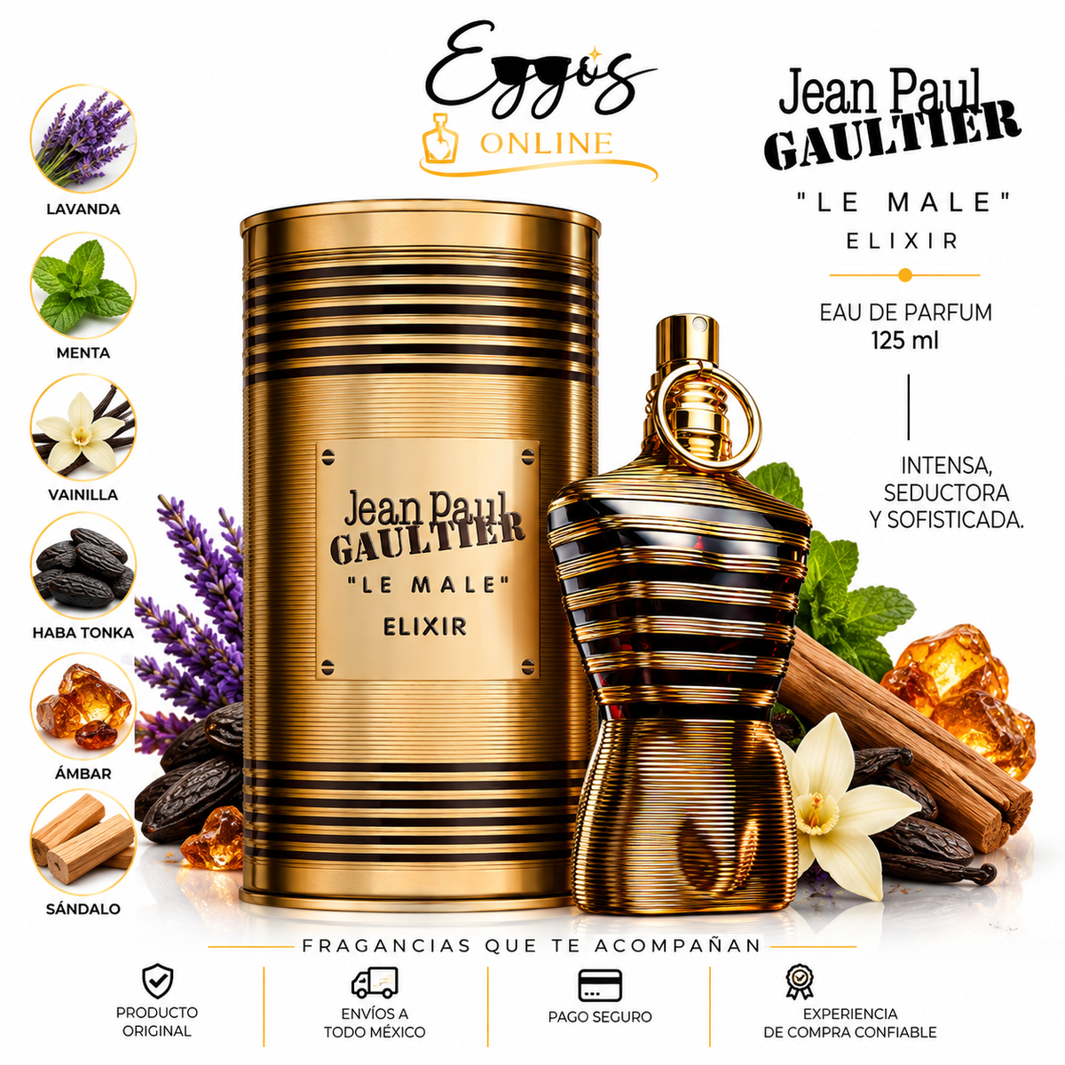 Jean Paul Gaultier LE MALE ELIXIR PARFUM 125 ml