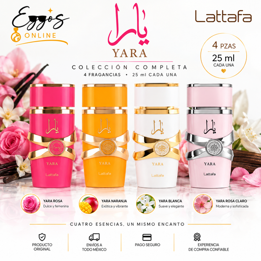 Lattafa Yara Collection 4 pzas 25 ml
