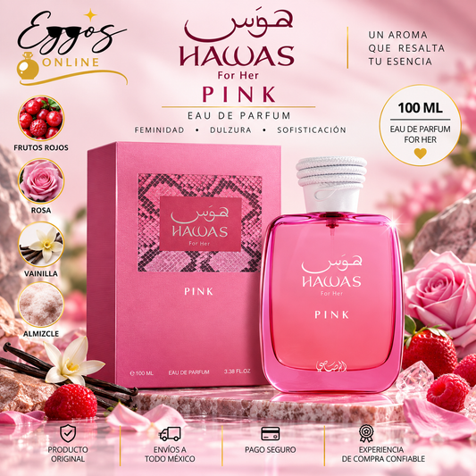 Rasasi Hawas For Her Pink EDP 100 ml