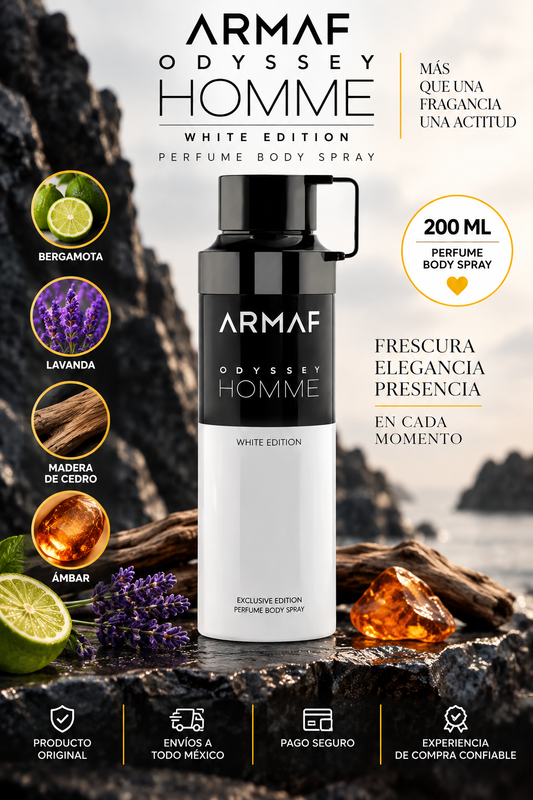 Armaf Odyssey Homme White Body Spray 200 ml