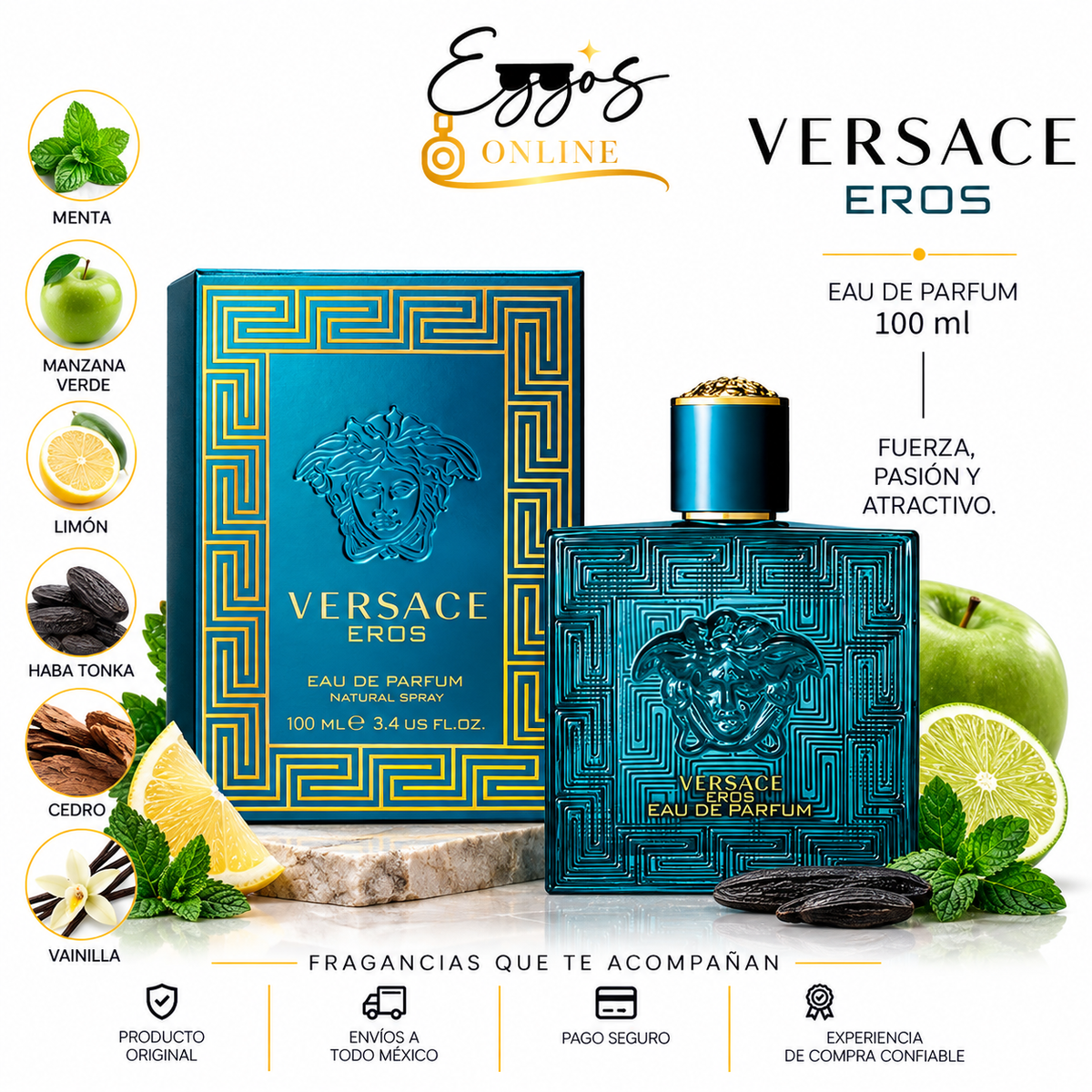 Versace EROS EAU DE PARFUM 100 ml