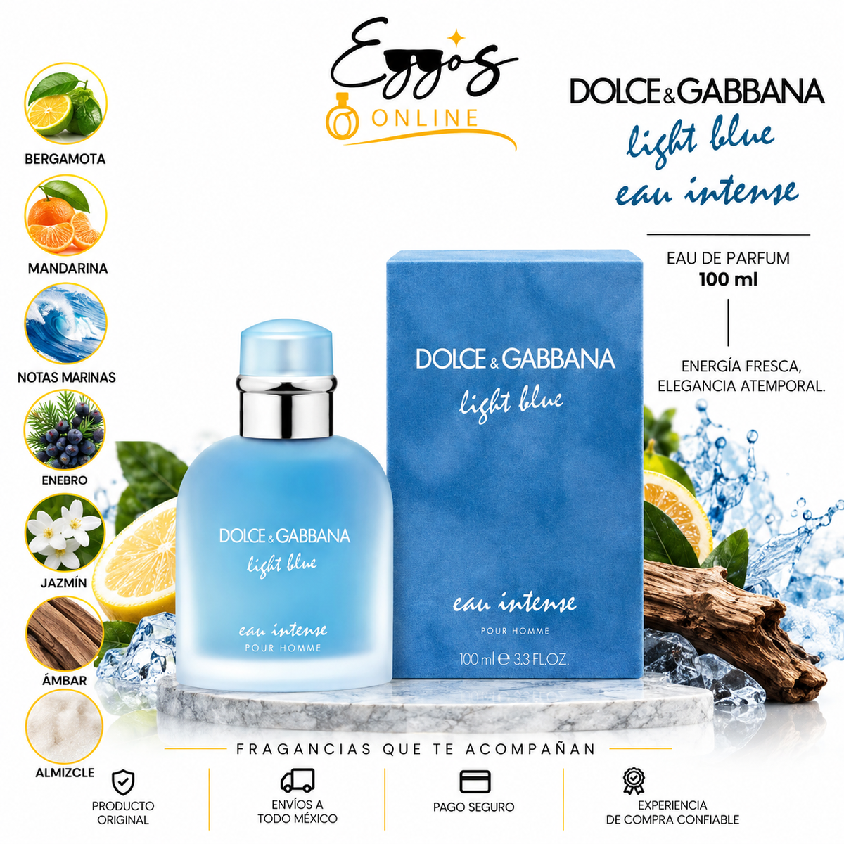 Dolce & Gabbana LIGHT BLUE POUR HOMME INTENSE EDP 100 ml