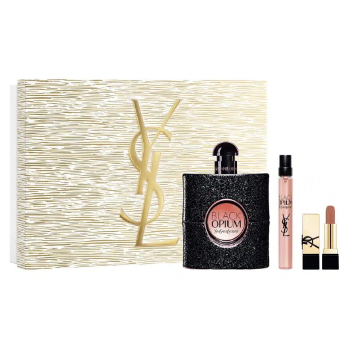 Yves Saint Laurent Black Opium 3 pzas
