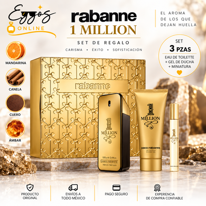Paco Rabanne 1 Million 3 pzas