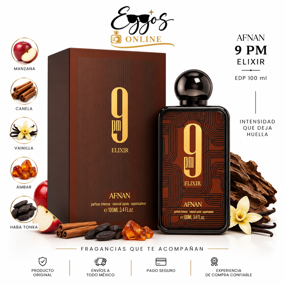 Afnan 9 PM Elixir 100 ml
