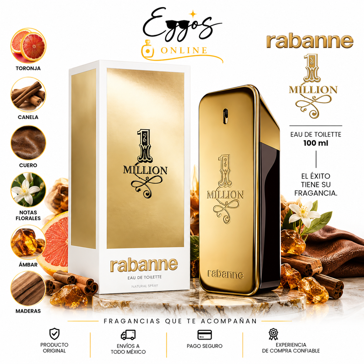 Paco Rabanne ONE MILLION MEN EDT 100 ml